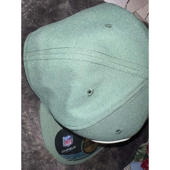 NY Jets NFL Football 59 Fifty New Era Baseball Cap Hat Embroidered 7 1/4 New - Picture 5 of 9